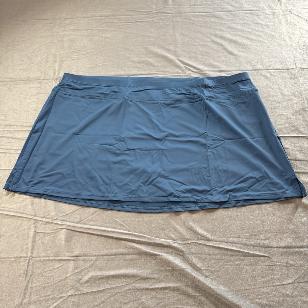 Jantzen Swim Skirt Coverup Womens 18W Rockin' Moroccan Blue Swimwear Beach